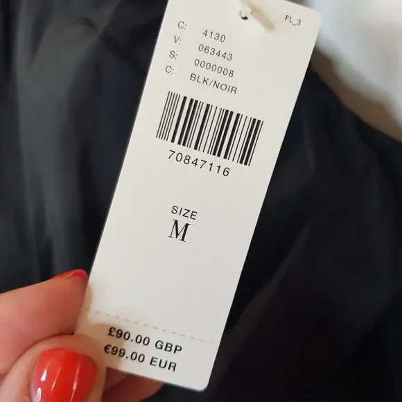 Endless Rose Anthropologie Tiered Mini Dress Medium UK 12 Black Ruffle Party NWT - Picture 6 of 15